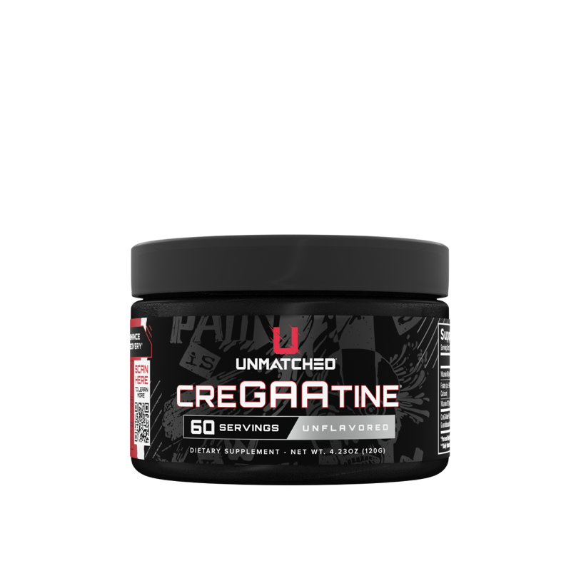 Unmatched Supplements CreGAAtine creatine monohydrate and GAA, third-party tested